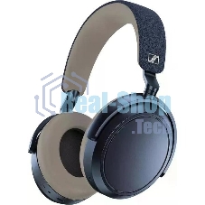 Беспроводные/проводные наушники Sennheiser Momentum 4 Wireless синий, полноразмерные, Bluetooth + проводной, активное шумоподавление, до 60 ч