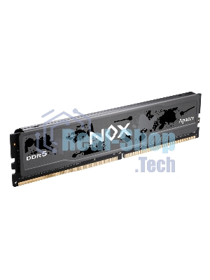 Оперативная память Apacer Nox, DDR5, 16Gb (1x16 GB), 6000 MHz, CL40, DIMM, радиатор, черный