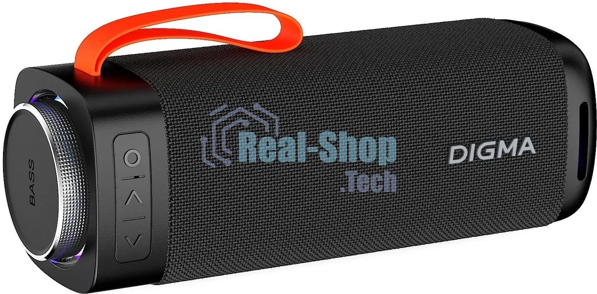 Портативная колонка Digma D-PS1522 черный 60W 2.0 BT 10м 3000mAh (PS1522B)