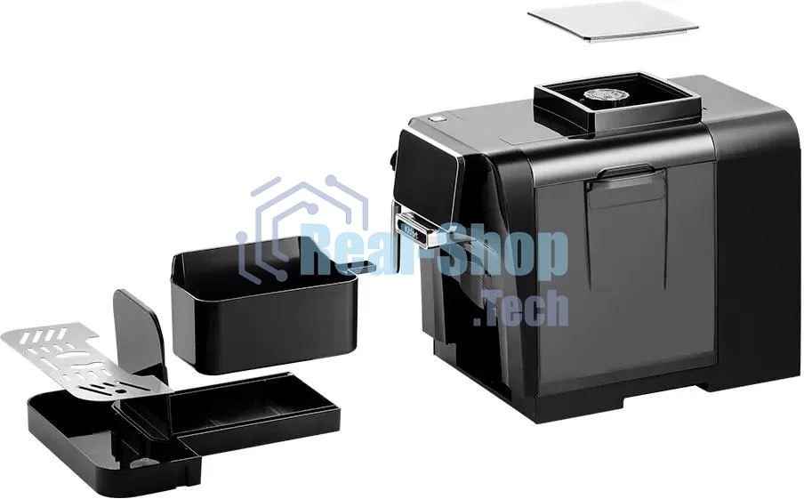 Кофемашина автоматическая Kitfort КТ-7472 черный, исп. кофе - зерновой, 1.5 л, 1480 Вт, 19 бар