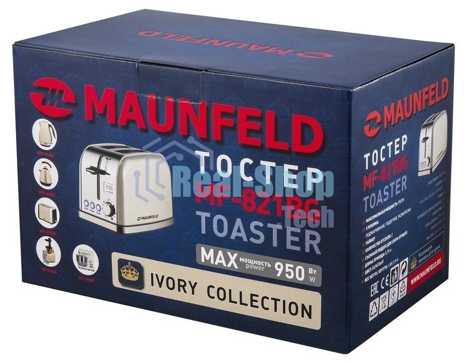 Тостер Maunfeld MF-821BG