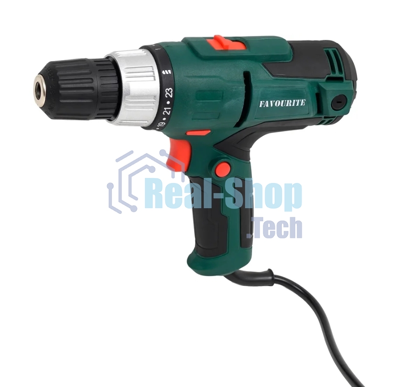 Дрель-шуруповерт FAVOURITE ID 600/2S, 600 Вт, 27 Нм, щеточный