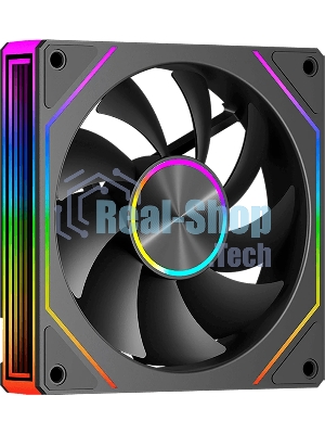 Вентилятор для корпуса PcCooler FG120R Reverse ARGB 120х120x25 черный 4-pin 28.4дБ (FG120R ARGB BK) Ret