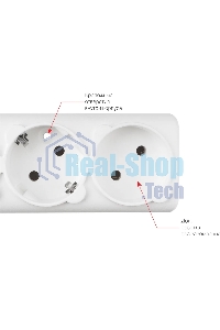 Сетевой фильтр PowerCube, PC 5 м 6 р, бел. 16А, SPG6-A2