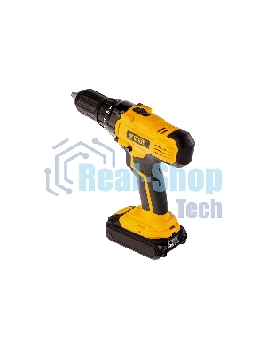 Дрель-шуруповерт Denzel CDL-IB-18-02, 18 В, 1,5 Ач, 40 Нм, щеточный