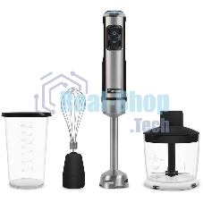 Блендер погружной Rondell 1300-RE-01, 1200Вт, серебристый