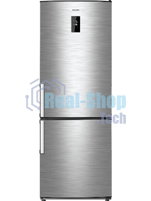 Холодильник Atlant ХМ-4524-040-ND нержавеющая сталь двухкамерный 271/100л морозилка снизу, No Frost