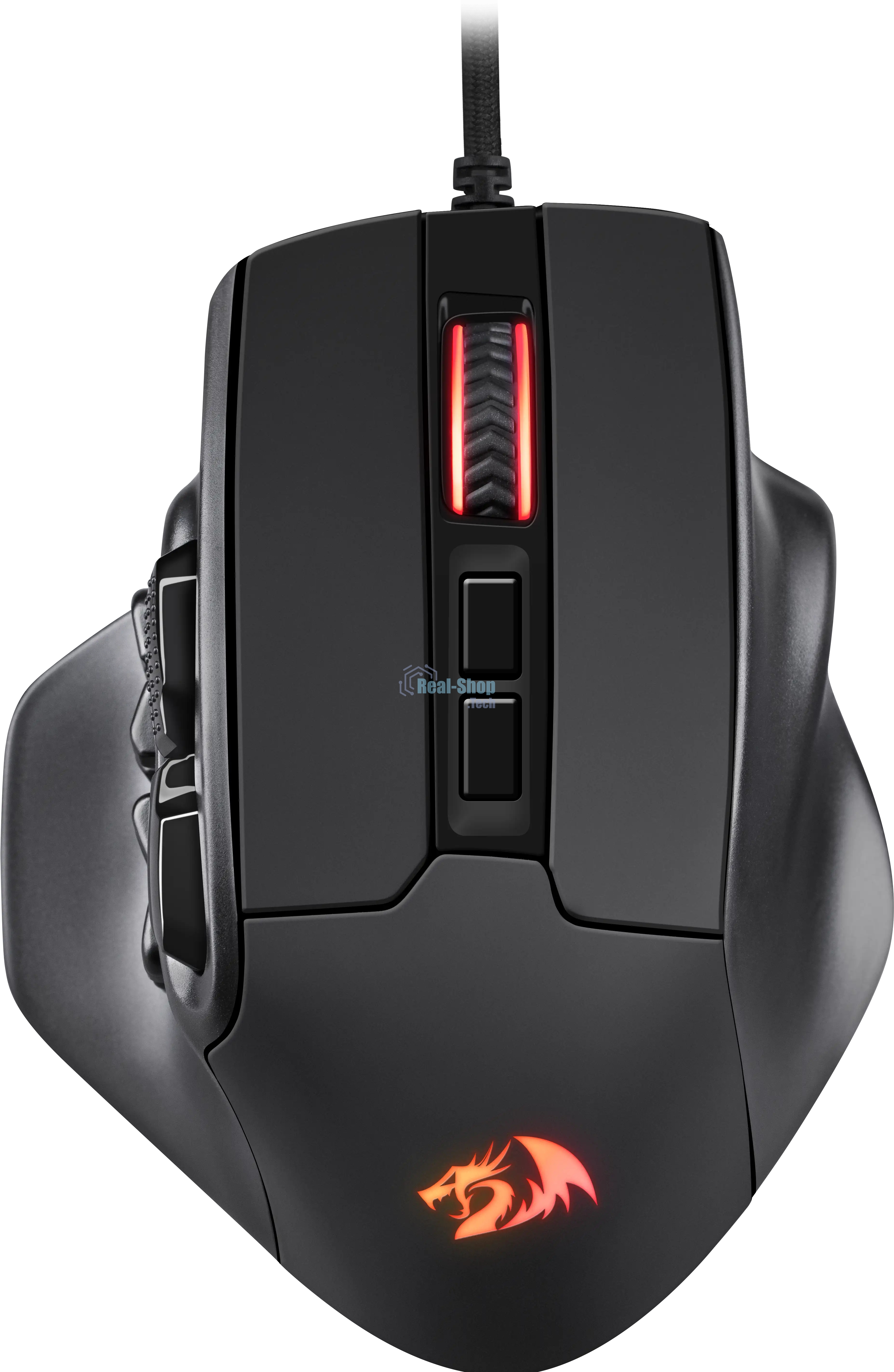 Мышь проводная REDRAGON Aatrox черный, 12400 dpi, USB, кнопки - 15