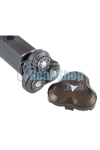 Электробритва роторная Hyundai H-SH8080 реж.эл.:3 питан.:аккум. серебристый