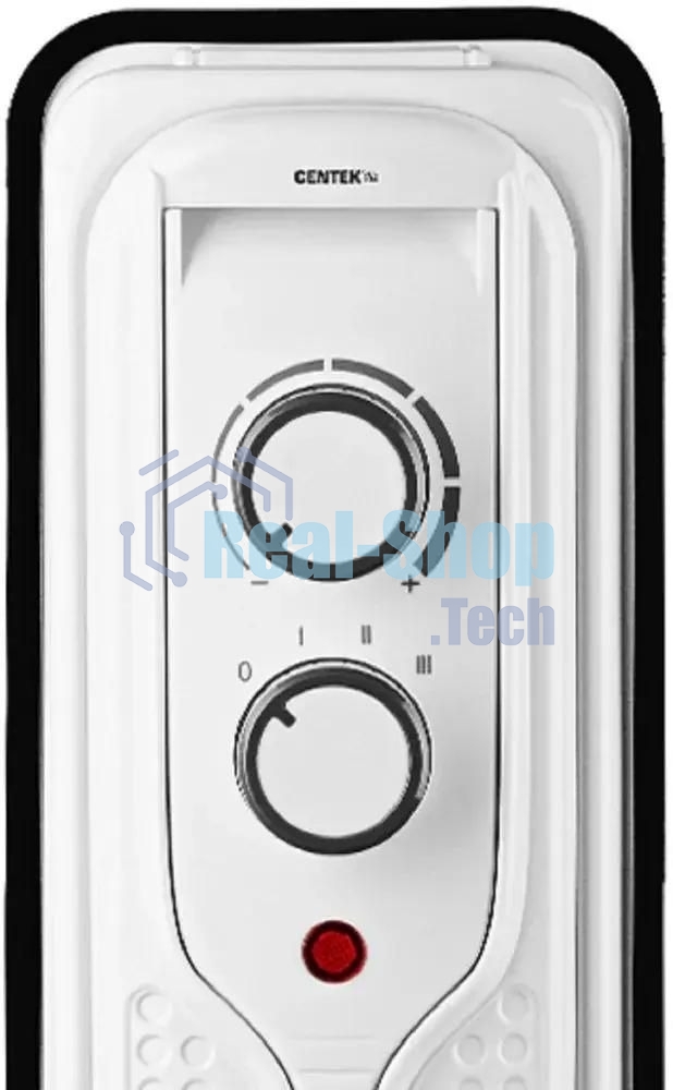 Обогреватель масляный Centek CT-6205 (7 секций), белый, 700/1000/1500 Вт, 15 м2, 3 режима, термостат