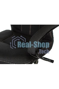 Кресло руководителя Бюрократ CH-608/ECO черный, искусственная кожа, крестовина пластик