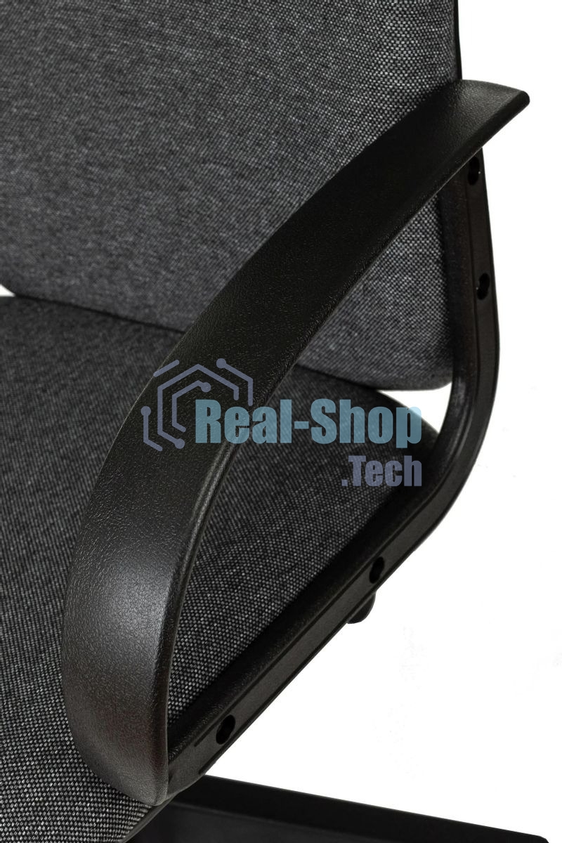 Кресло руководителя Бюрократ CH-808AXSN/Grey темно-серый 10-128 ткань, крестовина пластиковая