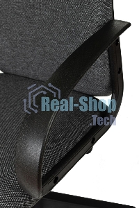 Кресло руководителя Бюрократ CH-808AXSN/Grey темно-серый 10-128 ткань, крестовина пластиковая