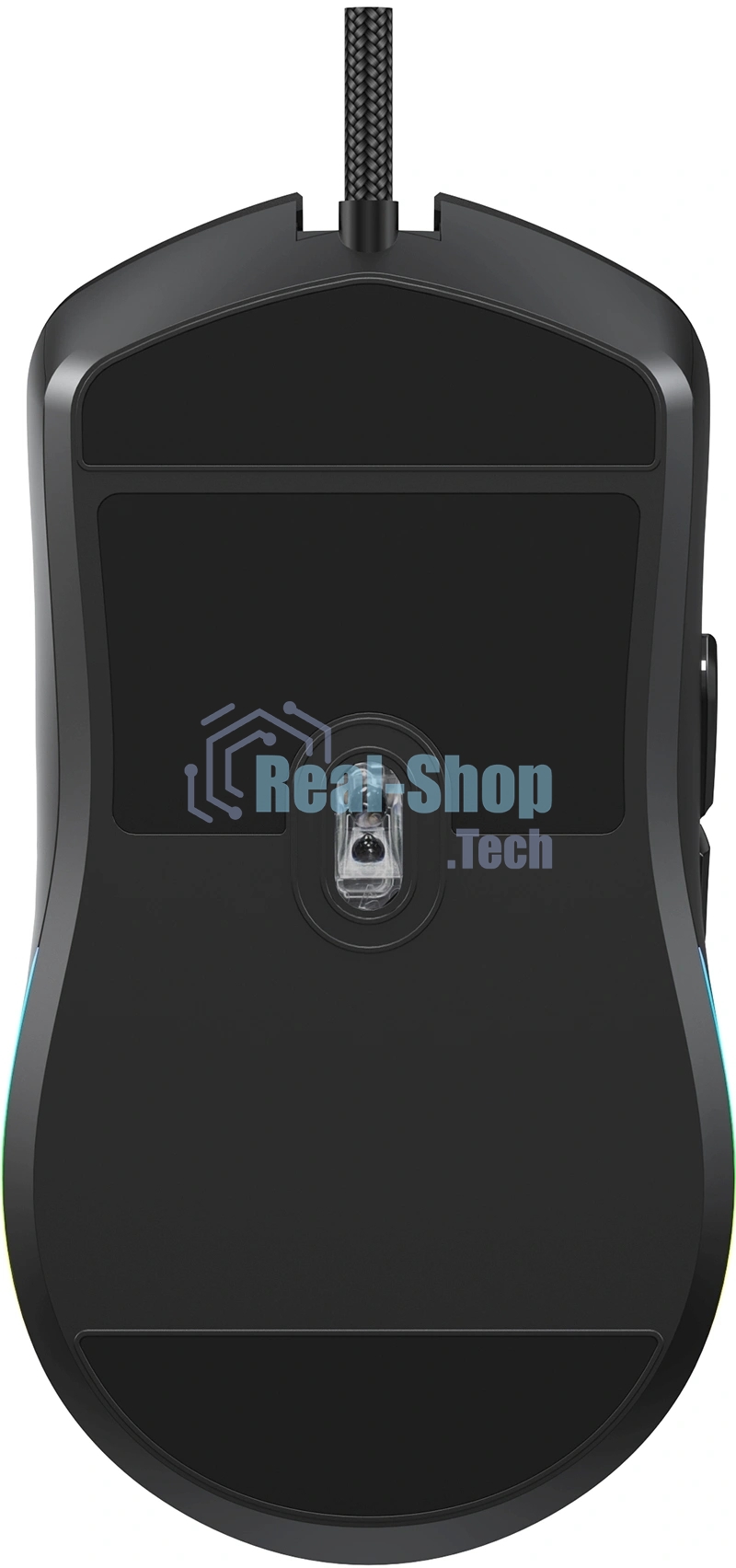 Мышь проводная Oklick 750G черный, 7200 dpi, USB, кнопки - 5