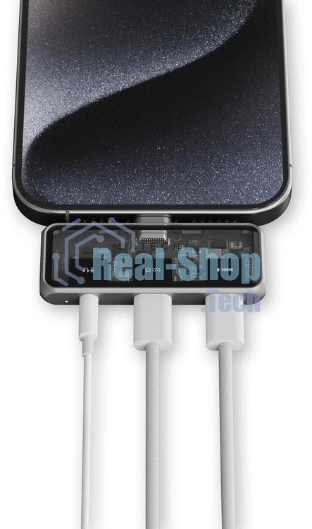 USB-концентратор Satechi ST-HXRAJM, USB Type-C, USB Type-C/Mini jack, USB Type-C