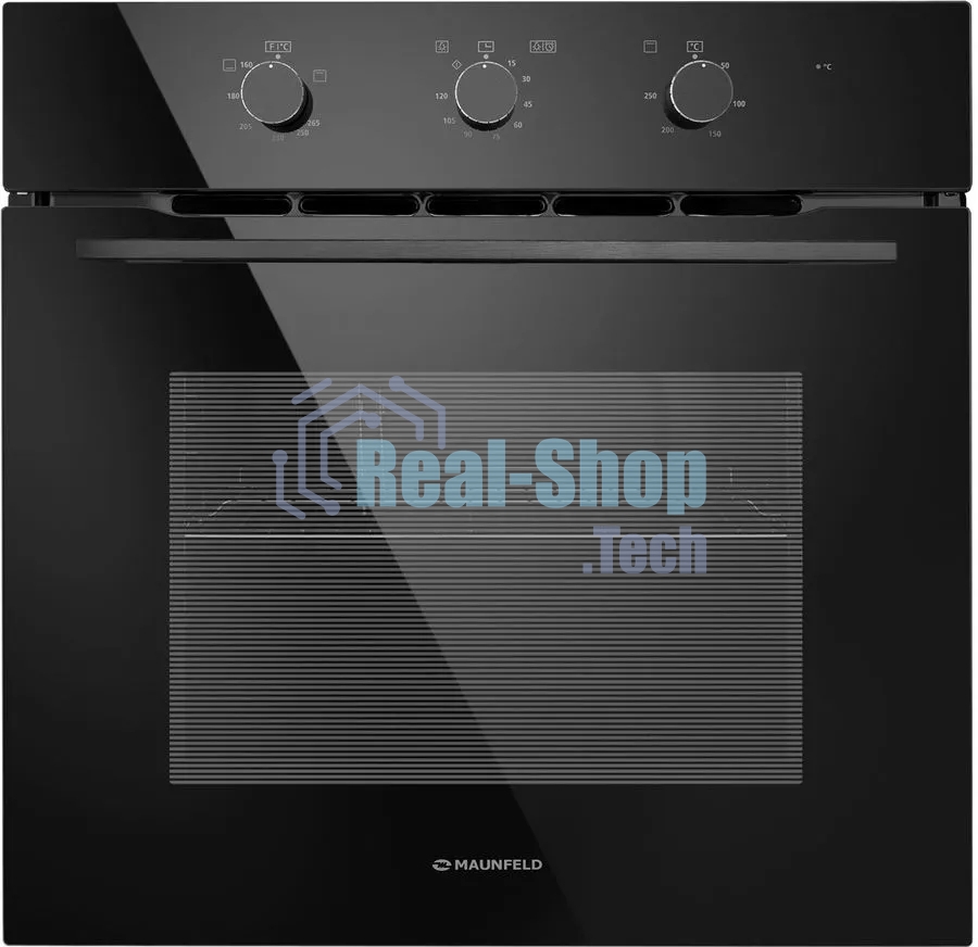 Шкаф духовой газовый с электрическим грилем Maunfeld MOGS703B2, встраиваемый