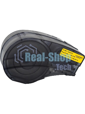 Картридж ленточный Cactus CS-M21-750595YL черный шрифт, желтый фон (19.1 мм, 6.4 м) для Brady BMP21-PLUS, BMP21-LAB