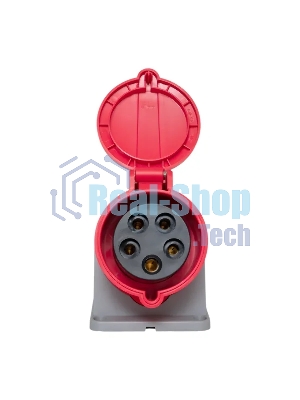 Розетка стационарная наружная EKF 125 ps-125-32-380-PRO PROxima 3Р+РЕ+N 32А 380В IP44