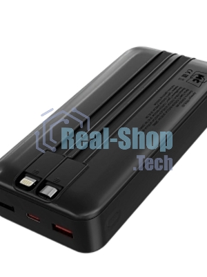 Портативный аккумулятор MORE CHOICE (4620202552815) PB35-20 20000mAh 2USB+1Type-C 3.0A 22.5W+PD20W+QC3.0 LE, черный