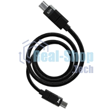 Дата-кабель MORE CHOICE (4620202554987) K87aa 2м USB 3.0A PD60W для Type-C Type-C- 2м, черный