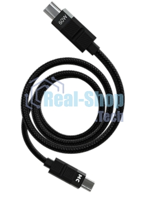 Дата-кабель MORE CHOICE (4620202554987) K87aa 2м USB 3.0A PD60W для Type-C Type-C- 2м, черный