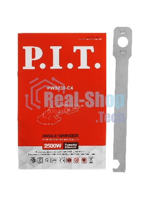 Угловая шлифовальная машина P.I.T. PWS230-C4 2500Вт 6500об/мин рез.шпин.:M14 d=230мм