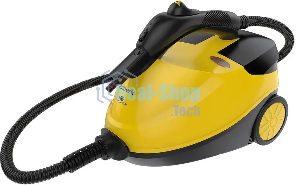 Пароочиститель Timberk T-STCF70 желтый, напольный, 2100 Вт, 200 г/мин, 1500 мл