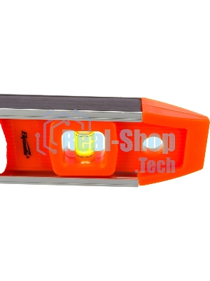 Уровень усиленный Sparta 230 мм, 3 глазка, магнитный, пластмассовый 