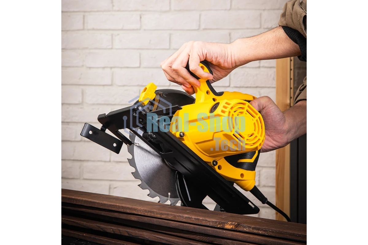 Циркулярная пила Deli DL-YJ185-E1 (1300Вт, 5300об/мин, диаметр диска 185мм)