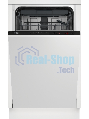 Встраиваемая посудомоечная машина Beko BDIS1W861, белый, 44.8 см, 9 компл., 55 дБ, класс A