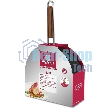 Сковорода ВОК Rondell Fjord RDA-1800, 28 см, с крышкой, черный