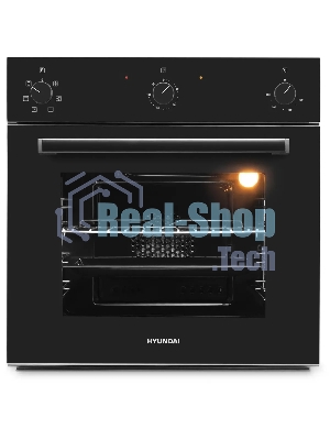 Духовой шкаф электрический Hyundai 6006.03 BG черное стекло