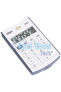 Калькулятор карманный Deli E39217/BLUE синий 8-разр.