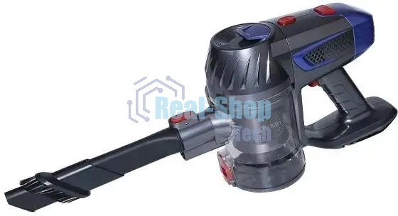 Пылесос вертикальный/ручной BQ VC1002H серый-золотой, питание от аккумулятора, 45 Вт, уборка сухая, пылесборник 0.7 л, работа от АКБ max 35 мин