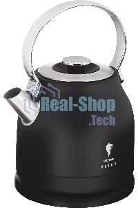 Чайник электрический LEONORD LE-1904 1,5 л, 2200 Вт, нержавейка, RETRO черный
