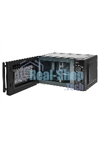 Микроволновая печь DELTA DL-85L20 черный, 20 л, 700 Вт, переключатели - поворотный механизм