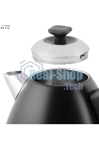 Чайник электрический Galaxy Line GL 0343, черный нефрит, металл, 2200 Вт, 1,7 л