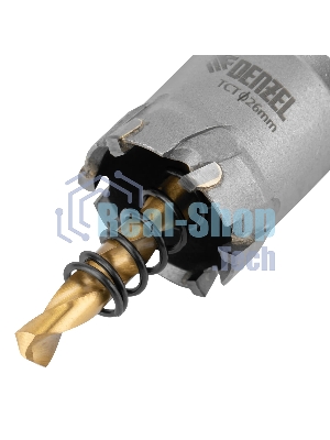 Коронка по металлу Denzel твердосплавная, 26 мм