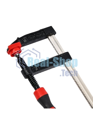 Струбцина F-образная усиленная Deli DL110830Z 300x80 мм, макс. усилие зажима 3000N, резьба 14мм