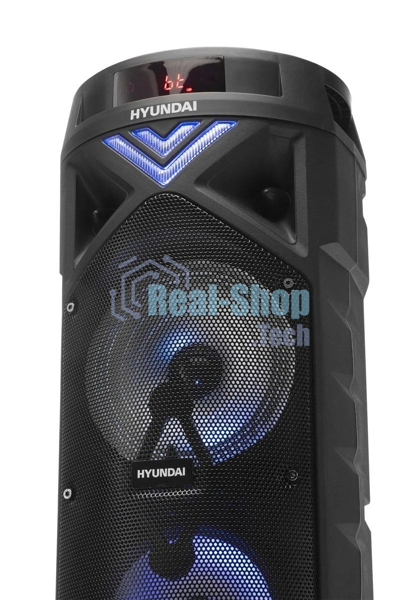 Минисистема Hyundai H-MC180 черный 80Вт/FM/USB/BT/SD/MMC