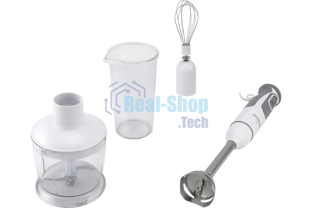 Блендер погружной Starwind SBP3242 1200Вт белый/серый