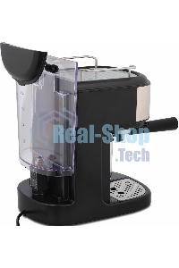 Кофеварка рожковая Vitek Metropolis VT-8489 черный/нержавеющая сталь, 1,5 л, 1250Вт, 15 бар