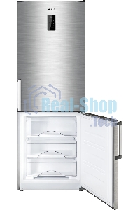 Холодильник Atlant ХМ-4524-040-ND нержавеющая сталь двухкамерный 271/100л морозилка снизу, No Frost