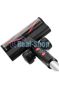 Пылесос вертикальный Kitfort КТ-5389 черный/красный, питание от аккумулятора, 225 Вт, уборка сухая, пылесборник 1 л