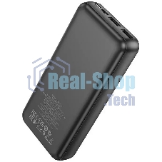 Портативный аккумулятор Hoco J123A Element 20000mAh 2A 2xUSB-A черный