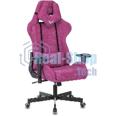 Кресло игровое Бюрократ VIKING KNIGHT LT15 FABRIC малиновый крестовина металл/пластик