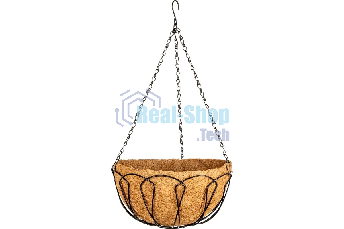 Кашпо подвесное Palisad, с кокосовой корзиной, диаметр 30 см