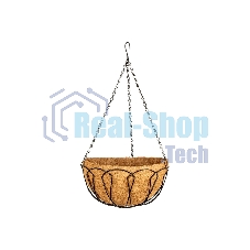 Кашпо подвесное Palisad, с кокосовой корзиной, диаметр 30 см
