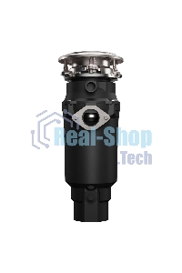 Измельчитель пищевых отходов Kuppersberg WSS 550 B, High-Tech, мощность 550 Вт, 3400-3800 об/мин, защита от перегрева, авто выключение, DC мотор, уровень шума 75 дБ, черный