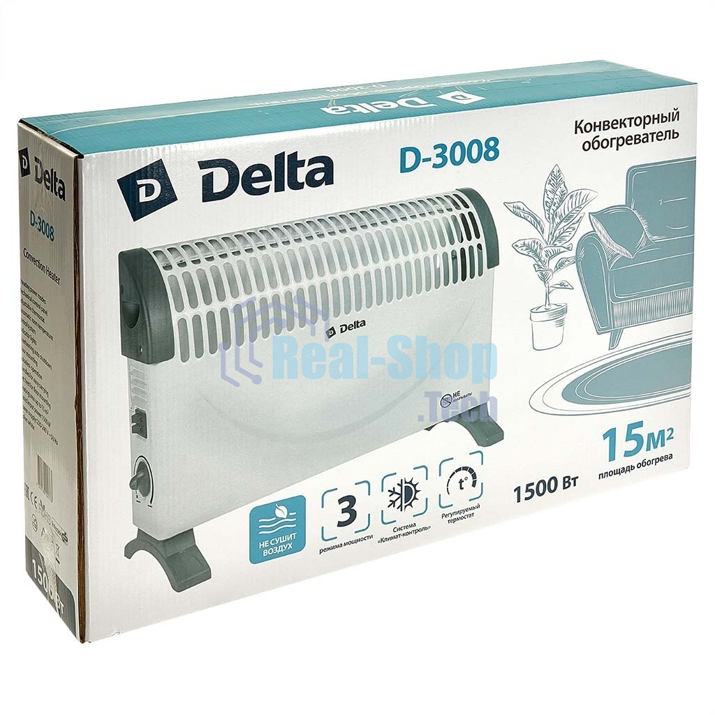 Конвектор DELTA D-3008 1500Вт (1)